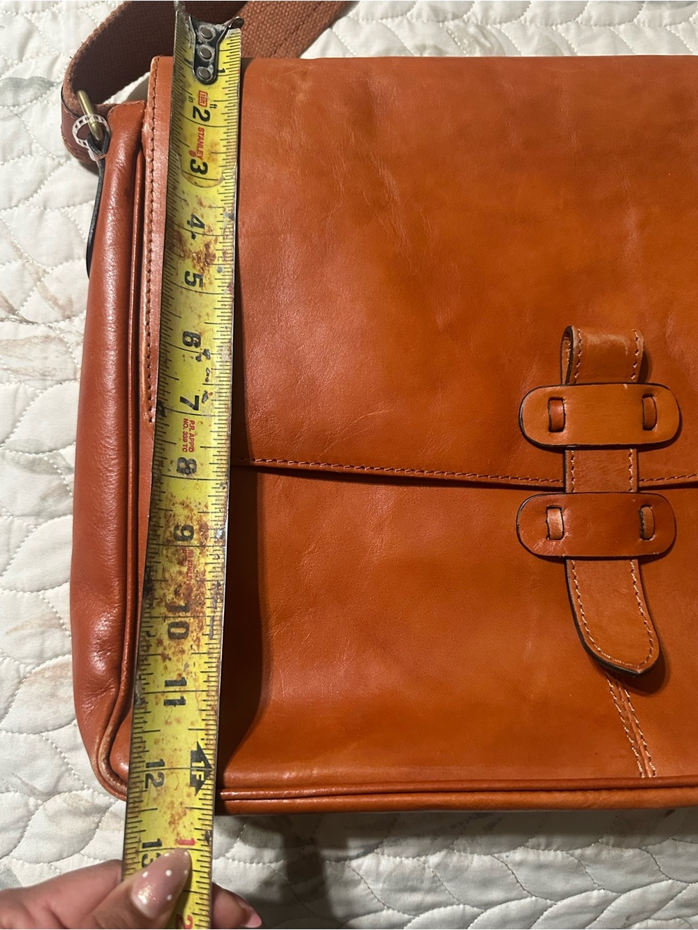 Classic Leather Messenger Bag - Brown *Great work/laptop bag* - Picture 3 of 10